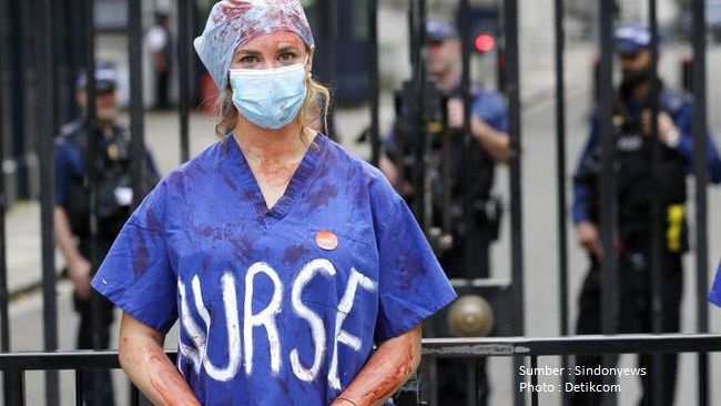 Perselisihan Gaji dengan Pihak Pemerintah Sebabkan Perawat di Inggris Mogok Kerja