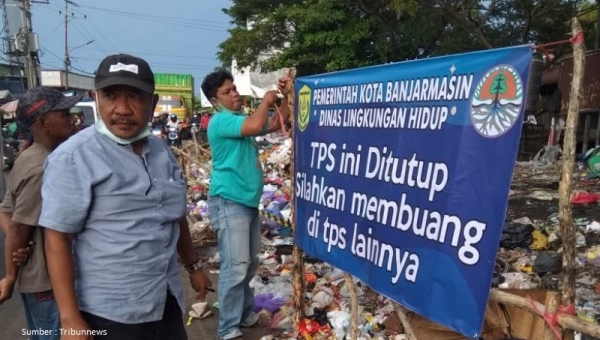 Dinas LH Banjarmasin Sebut Mulai Berkurang Tumpukan Sampah di Eks TPS Kuripan