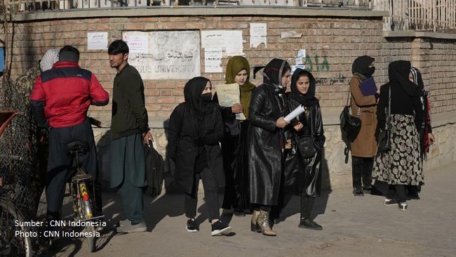 Aturan Taliban Melarang Perempuan Kuliah di Kecam Berbagai Negara Termasuk Indonesia